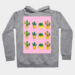 Desert Cactus Pink Hoodie